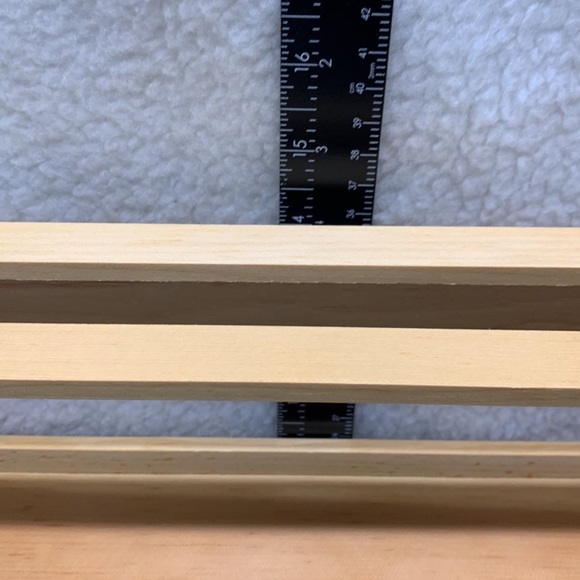 Napa Valley Cassettte Tape Crate hold 60 cassettes solid Pine wood vintage - Picture 6 of 12